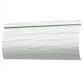 Сайдинг металлический (металлосайдинг) царьсайдинг Бревно Рубленое 4Д RAL9003 Белый для фасада