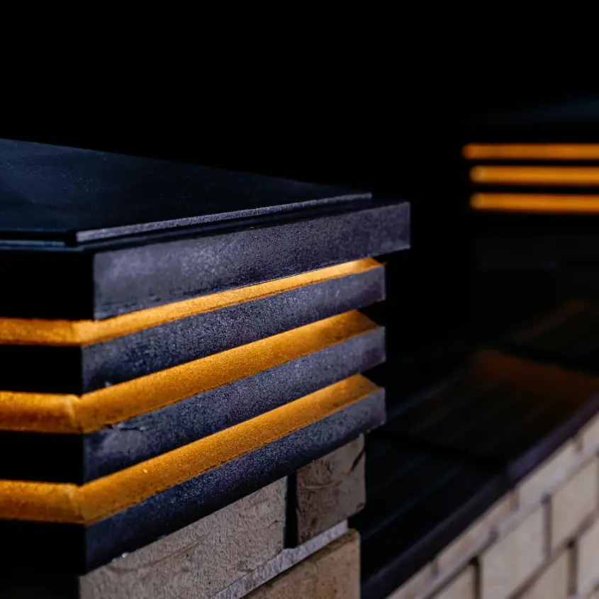 Фото 6 Колпаки Bona Черные с подсветкой