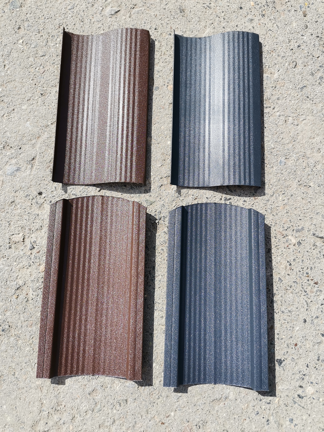 Металлопрофиль двусторонний под Стальной Бархат в Екатеринбурге